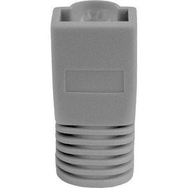 RJ45 Slip On Boot - 8.5mm - 50 Pack - Gray - LowVoltageCables