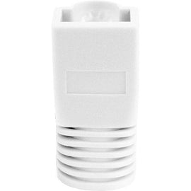 RJ45 Slip On Boot - 8.5mm - 50 Pack - White - LowVoltageCables