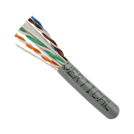 CAT6A 10 Gigabit Ethernet Cable Riser Rated - Gray - LowVoltageCables