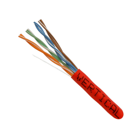 CAT5E Stranded Ethernet Cable CM Rated - Red - LowVoltageCables