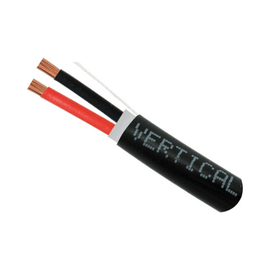 12AWG 2 Conductor Audio Cable - Direct Burial - 500ft. - Black - LowVoltageCables