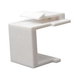 Blank Keystone Insert - White - LowVoltageCables