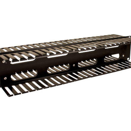 2U Cable Management Panel - Double Sided