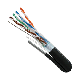 cat6 shielded aerial outdoor cable with messenger