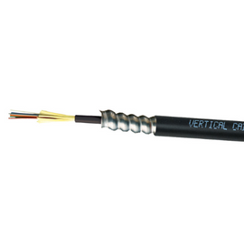 Armored Plenum OM4 Fiber Optic Cable - Indoor/Outdoor, 6 Fibers, 50-µm - Multimode