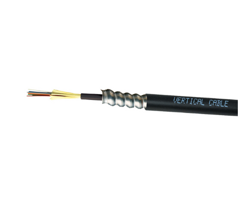 Armored Plenum OM4 Fiber Optic Cable - Indoor/Outdoor, 6 Fibers, 50-µm - Multimode