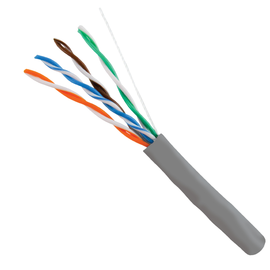 CAT5E Outdoor UV Rated Bulk Cable - 1000ft Gray / Pull Box
