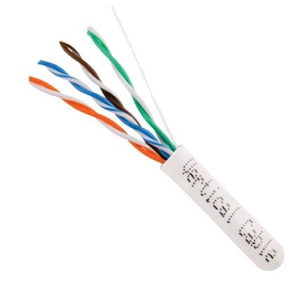 CAT5E Outdoor UV Rated Bulk Cable - 1000ft White / Pull Box