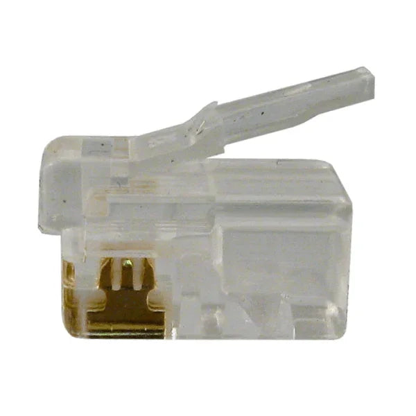 CAT3 RJ22 Modular Plug - 4P 4C for Handset - LowVoltageCables