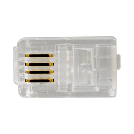 CAT3 RJ22 Modular Plug - 4P 4C for Handset - LowVoltageCables