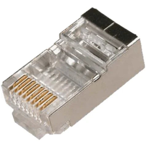 CAT5E Shielded RJ45 Modular Plug - 100 Pack - LowVoltageCables