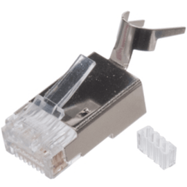 CAT6 and CAT6A Shielded RJ45 Modular Plug - 100 Pack - LowVoltageCables