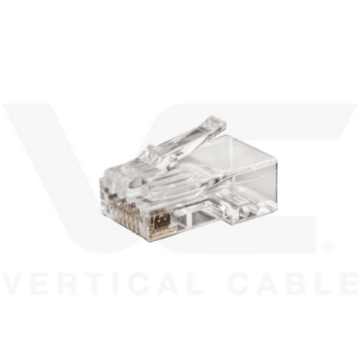 CAT6A RJ45 Feed Through Modular Plug - 100 Pack - LowVoltageCables