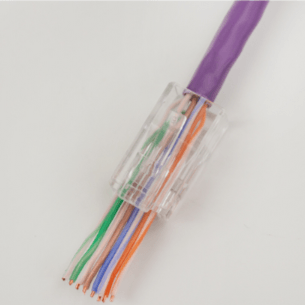 CAT6A RJ45 Feed Through Modular Plug - 100 Pack - LowVoltageCables