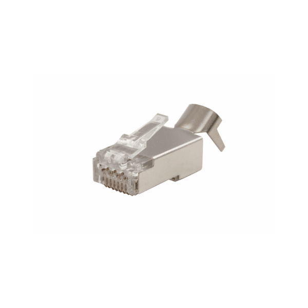 CAT6A RJ45 Feed Through Shielded Modular Plug - 100 Pack - LowVoltageCables
