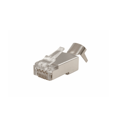 CAT6A RJ45 Feed Through Shielded Modular Plug - 100 Pack - LowVoltageCables