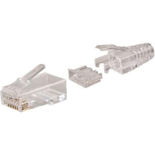 CAT6A RJ45 Slim Type Modular Plug - 100 Pack - LowVoltageCables