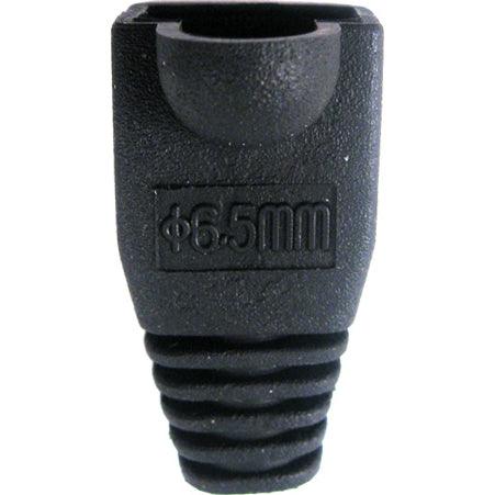 10 Pack Slip On Boot for Cat5E/Cat6 Cable - Black - LowVoltageCables