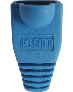 10 Pack Slip On Boot for Cat5E/Cat6 Cable - Blue - LowVoltageCables
