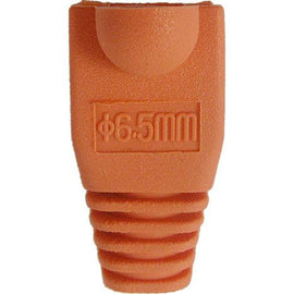 10 Pack Slip On Boot for Cat5E/Cat6 Cable - Orange - LowVoltageCables