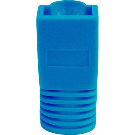 RJ45 Slip On Boot - 8.5mm - 50 Pack - Blue - LowVoltageCables