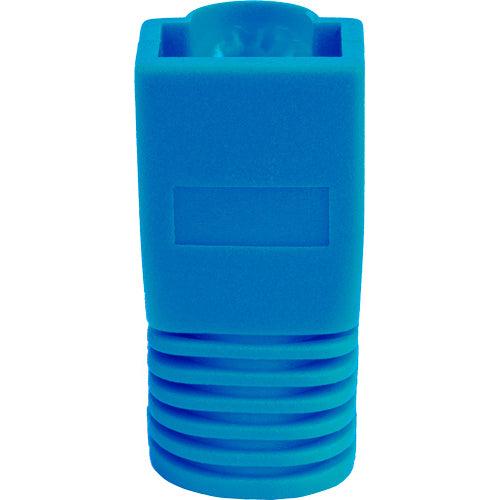 RJ45 Slip On Boot - 8.5mm - 50 Pack - Blue - LowVoltageCables