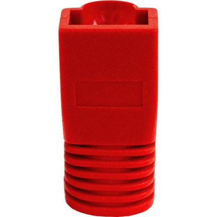 RJ45 Slip On Boot - 8.5mm - 50 Pack - Red - LowVoltageCables