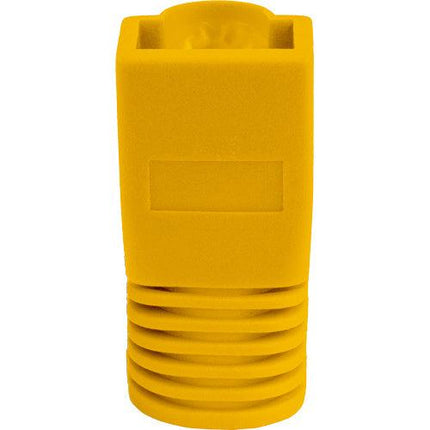 RJ45 Slip On Boot - 8.5mm - 50 Pack - Yellow - LowVoltageCables