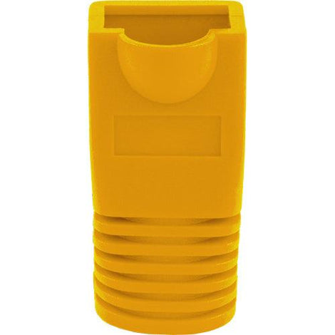 RJ45 Slip On Boot - 8.5mm - 50 Pack - Yellow - LowVoltageCables