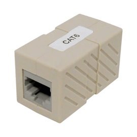 Cat6 Inline Coupler - Ivory - LowVoltageCables