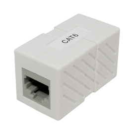 Cat6 Inline Coupler - White - LowVoltageCables