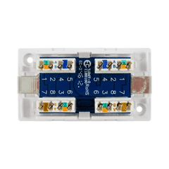 Cat5E Junction Box - White - LowVoltageCables