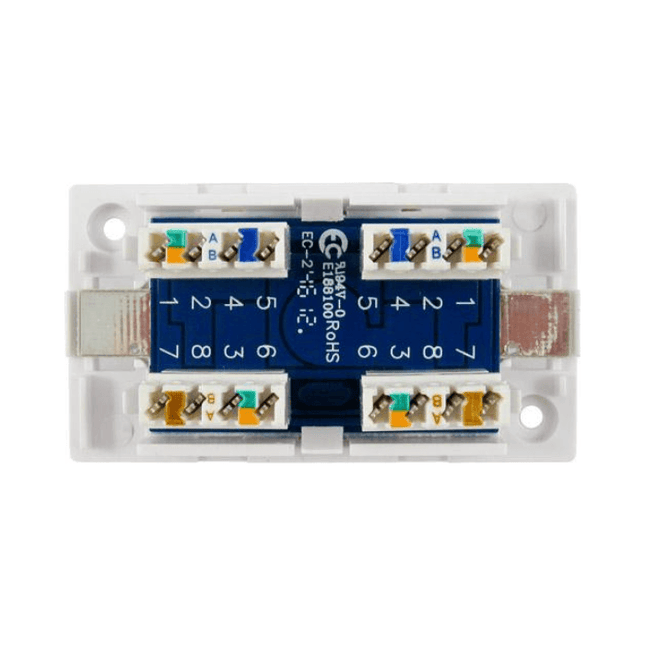 Cat5E Junction Box - White - LowVoltageCables