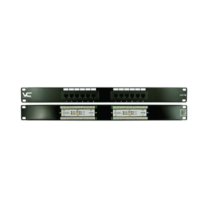 Cat5e 12 Port Patch Panel - LowVoltageCables