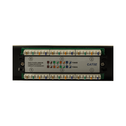 Cat5e 12 Port Patch Panel - LowVoltageCables