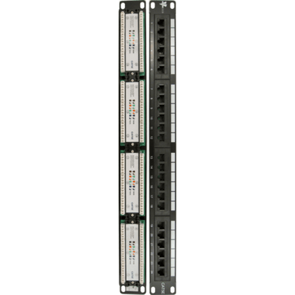 Cat5e 24 Port Patch Panel - LowVoltageCables