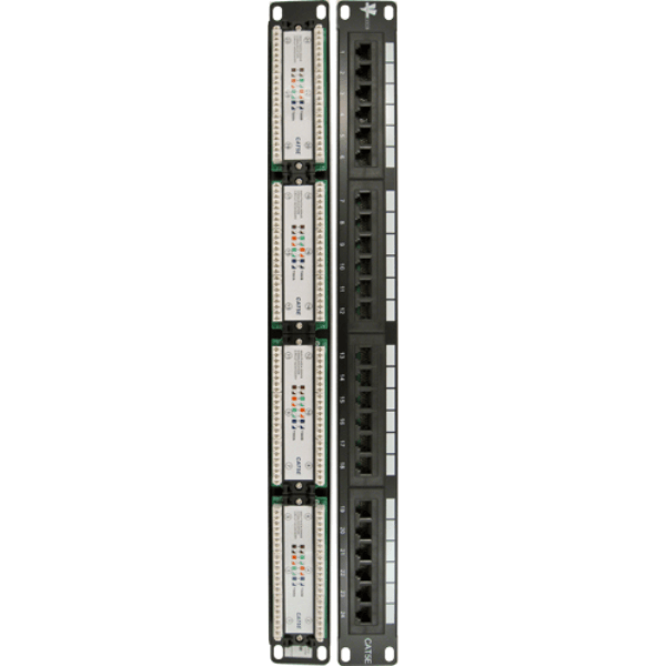 Cat5e 24 Port Patch Panel - LowVoltageCables