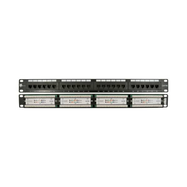 Cat5e 24 Port Patch Panel - LowVoltageCables