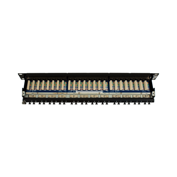 Cat5e Shielded 24 Port Patch Panel - Free Krone Tool - LowVoltageCables
