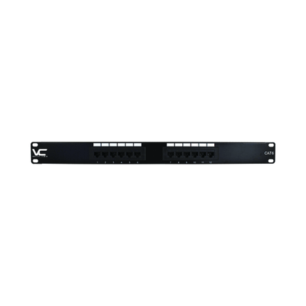 Cat6 12 Port Patch Panel - LowVoltageCables