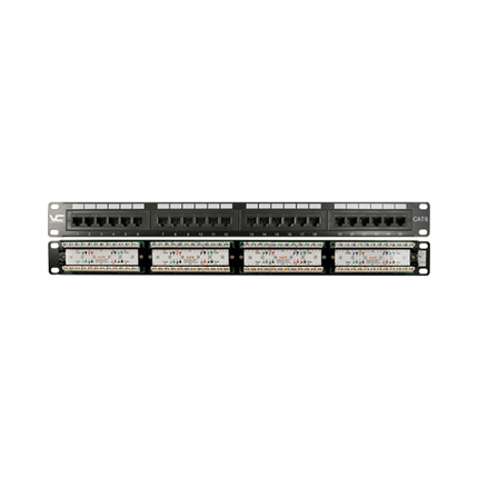 Cat6 24 Port Patch Panel - LowVoltageCables