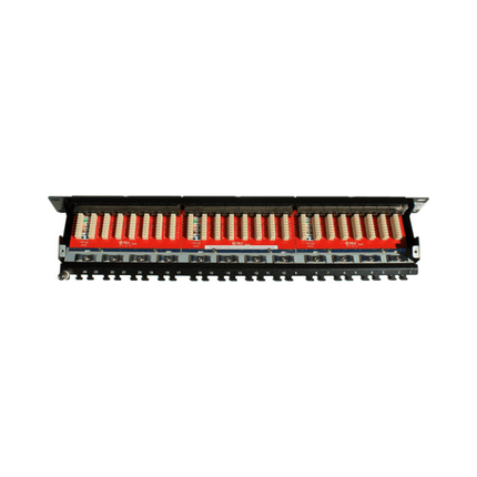 Cat6 Shielded 24 Port Patch Panel - Free Krone Tool - LowVoltageCables