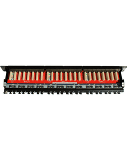 Cat6 Shielded 24 Port Patch Panel - Free Krone Tool - LowVoltageCables