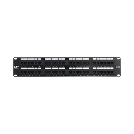 Cat6 48 Port Patch Panel - LowVoltageCables