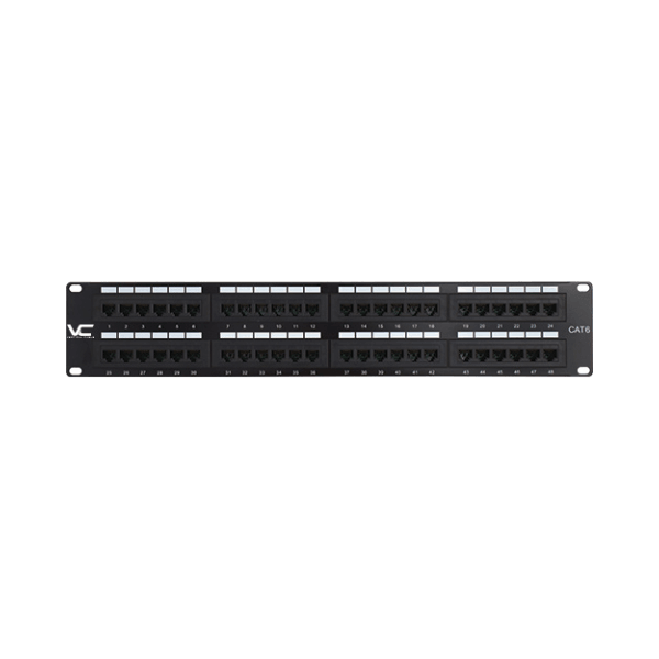 Cat6 48 Port Patch Panel - LowVoltageCables