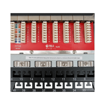Cat6 48 Port Shielded  Patch Panel - Free Krone Tool - LowVoltageCables