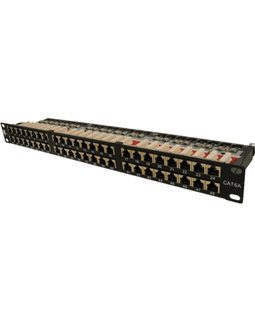 Cat6A Shielded 48 Port Patch Panel - Free Krone Tool - LowVoltageCables