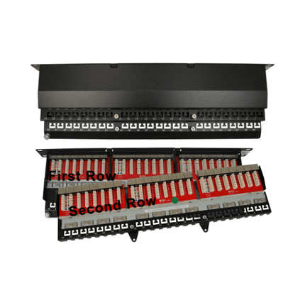 Cat6A Shielded 48 Port Patch Panel - Free Krone Tool - LowVoltageCables