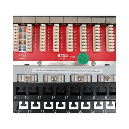 Cat6A Shielded 48 Port Patch Panel - Free Krone Tool - LowVoltageCables