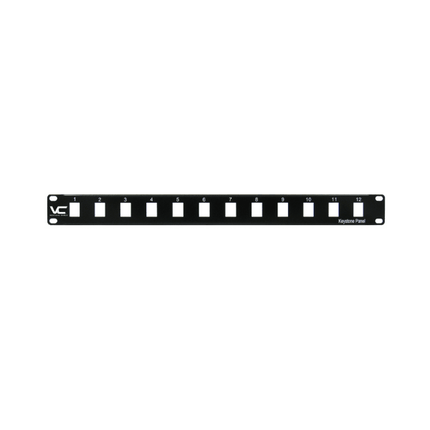 12 Port Blank Patch Panel - LowVoltageCables